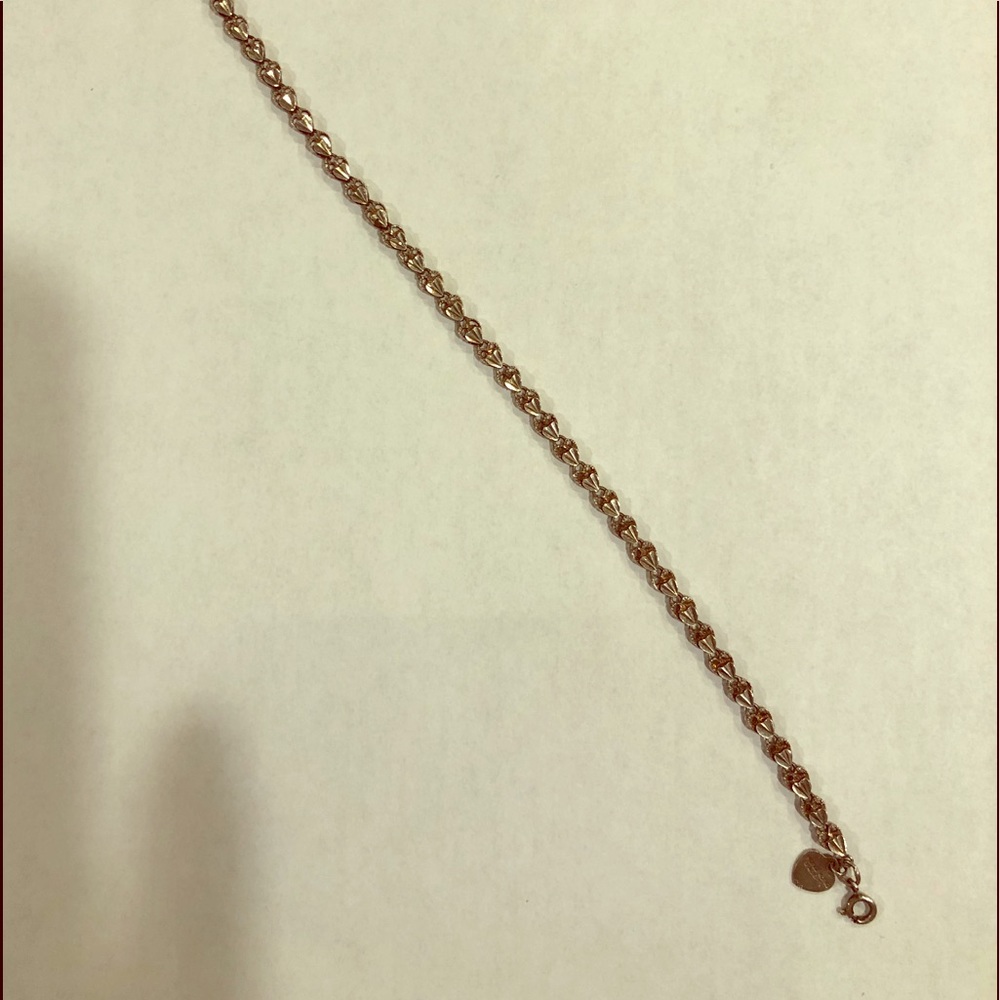 Silver anklet